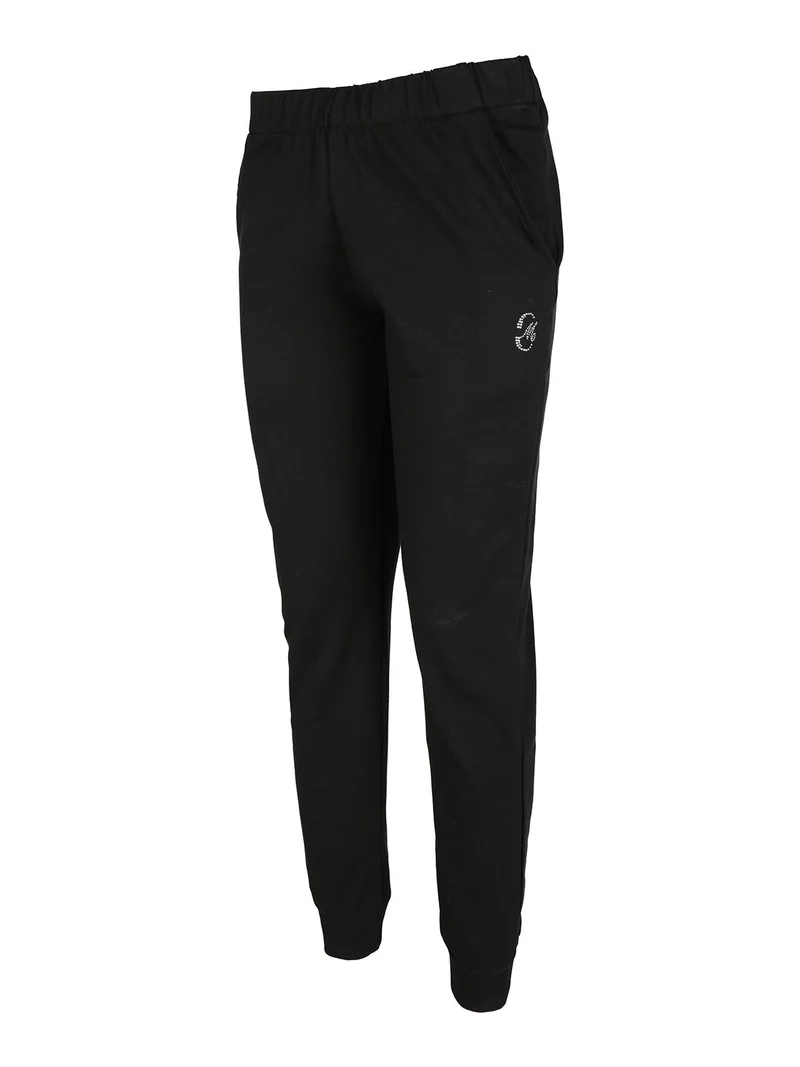 Pantaloni sportivi da donna in cotone - nero