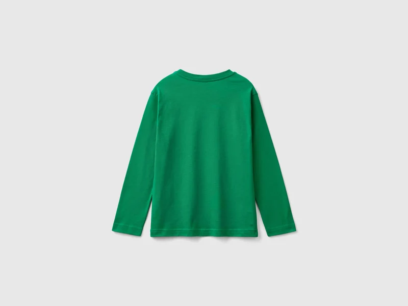 Langärmeliges T-Shirt aus Bio-Baumwolle