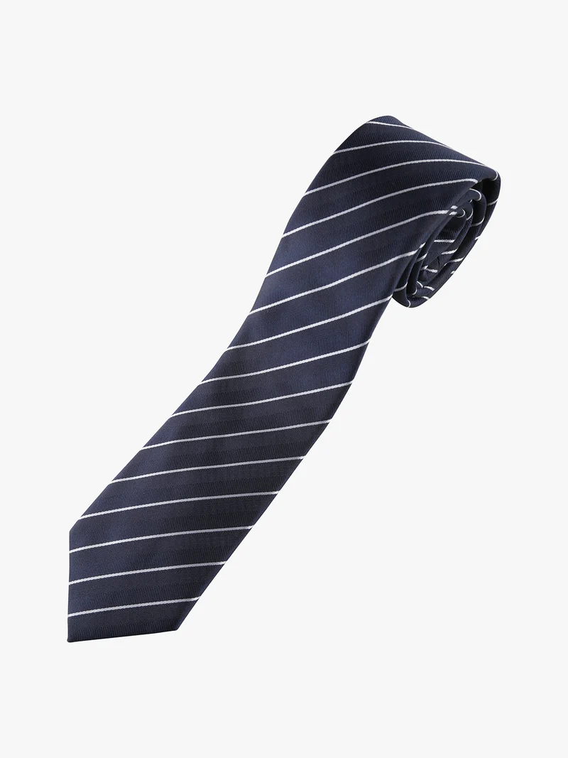 Cravatta classica da uomo - blu scuro