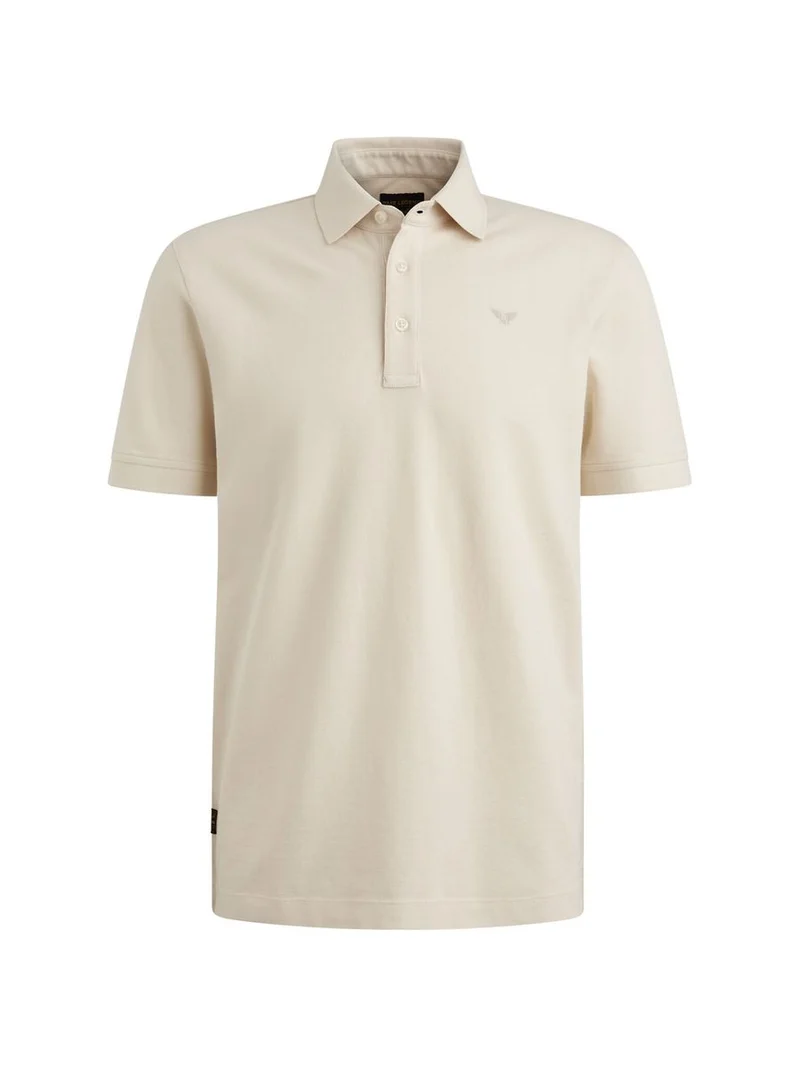 Short sleeve polo pique garment dy
