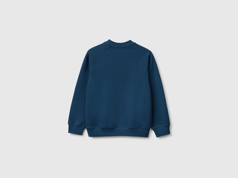 Geschlossenes Sweatshirt aus 100 % Baumwolle