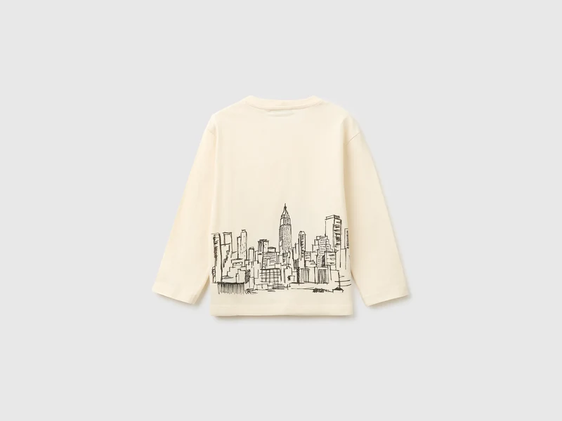 T-Shirt mit Front- und Rückendruck