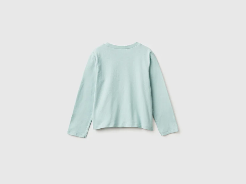 T-Shirt mit Glitzer-Print