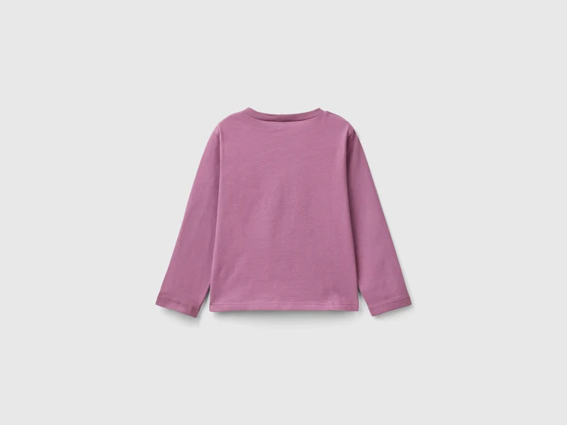 T-Shirt mit Glitter-Print