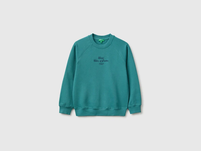 Geschlossenes Sweatshirt aus 100 % Baumwolle