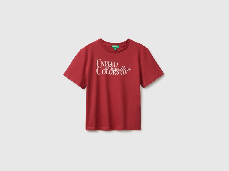 Glitzerdruck-T-Shirt