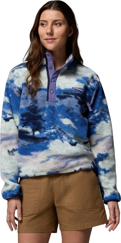 COLUMBIA Damen Rolli Helvetia II Printed Cropped Half Sn