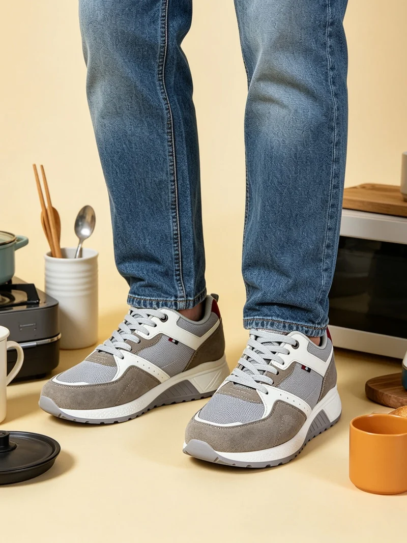 Sneakers da uomo - grigio