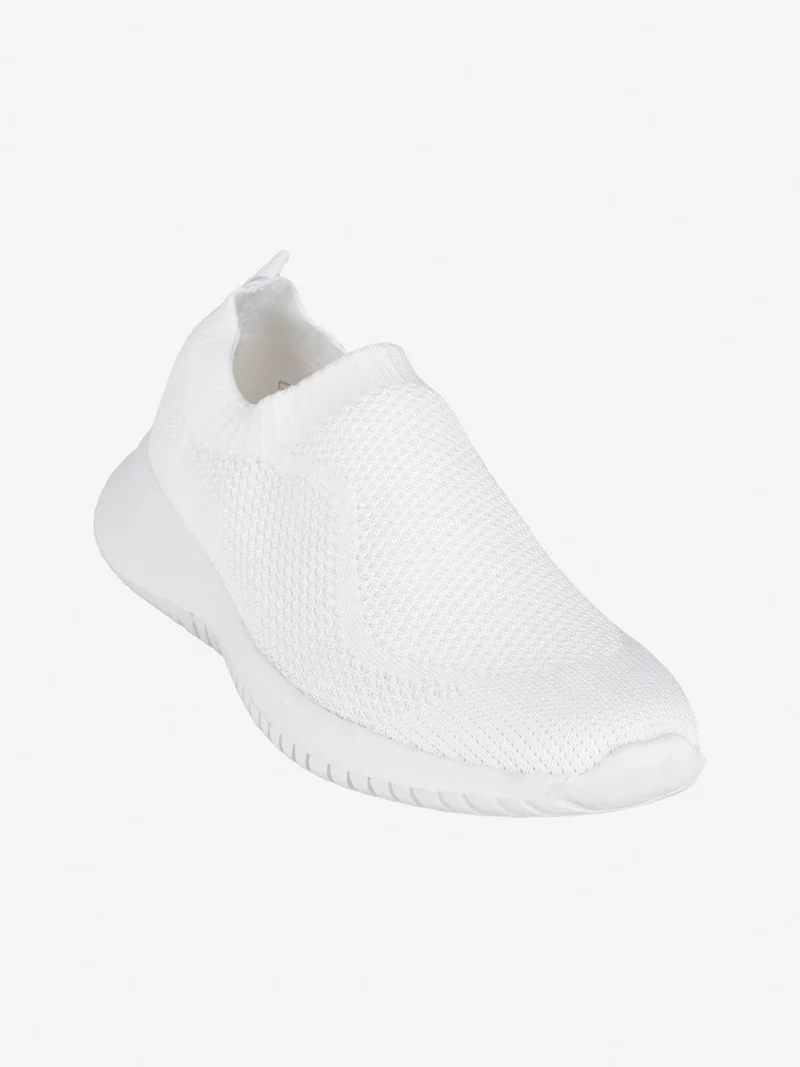 Sneakers sportive slip on donna - bianco