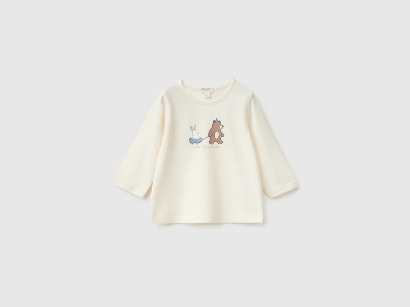 Bedrucktes T-Shirt aus Bio-Baumwolle