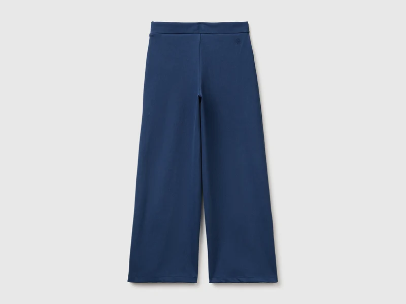 Weit geschnittene Hose aus Stretch-Baumwolle