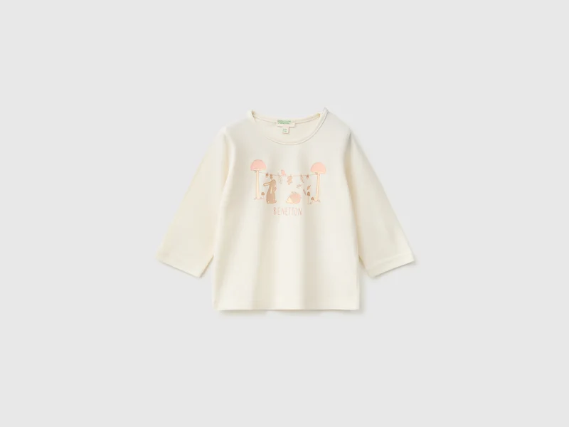 Bedrucktes T-Shirt aus Bio-Baumwolle