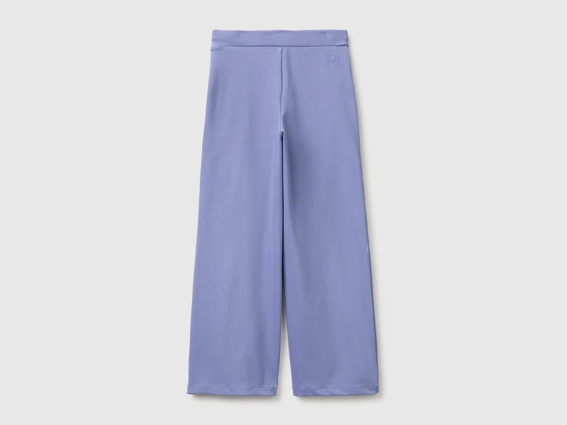 Weit geschnittene Hose aus Stretch-Baumwolle