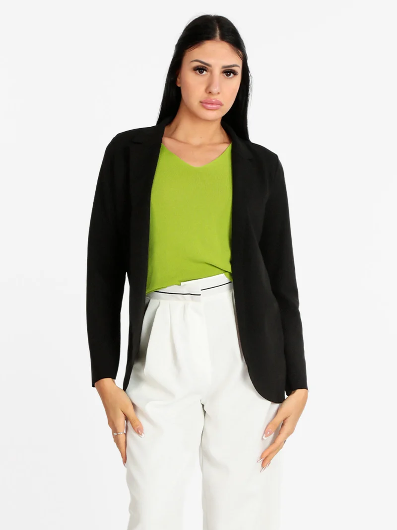 Blazer donna leggero - nero