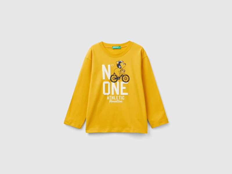 Shirt aus Bio-Baumwolle mit Print