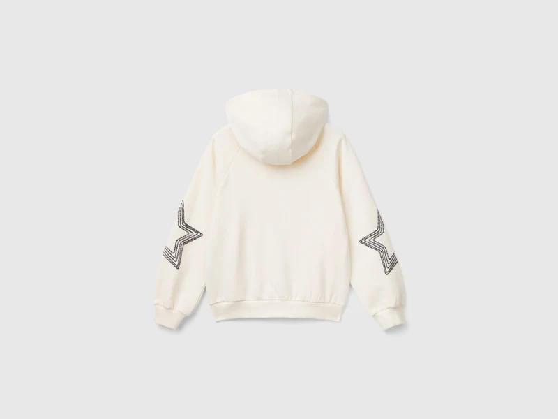 Sweater mit Stickerei in Lurex