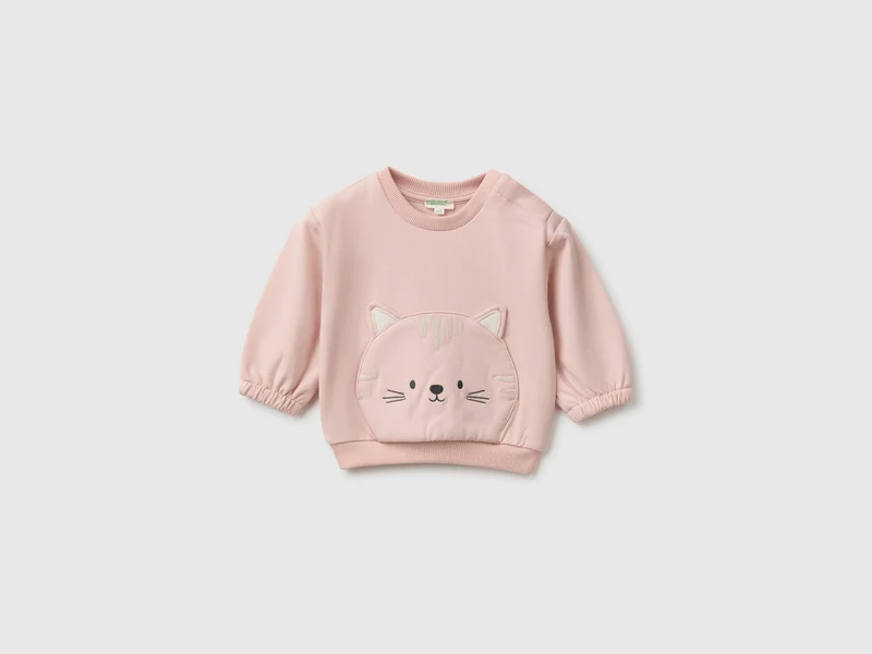 Sweatshirt mit Tiertasche