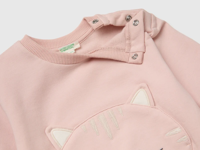 Sweatshirt mit Tiertasche