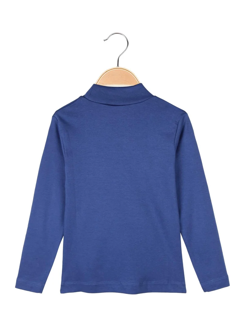 Lupetto con strass - blu