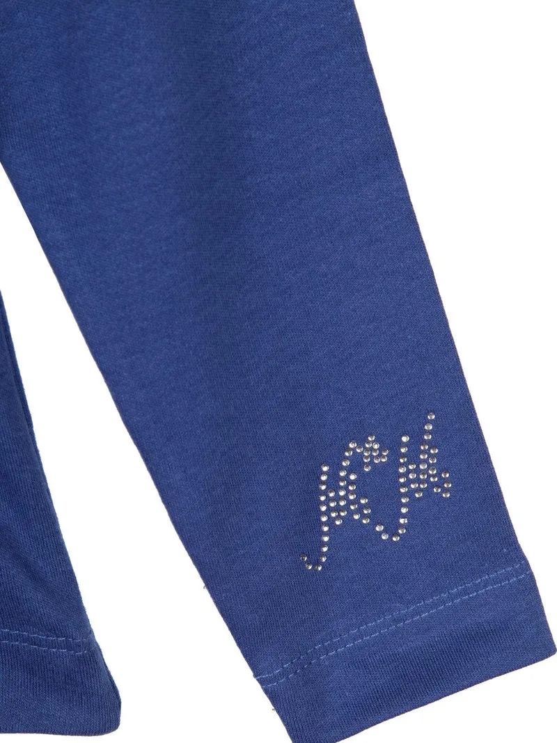 Lupetto con strass - blu