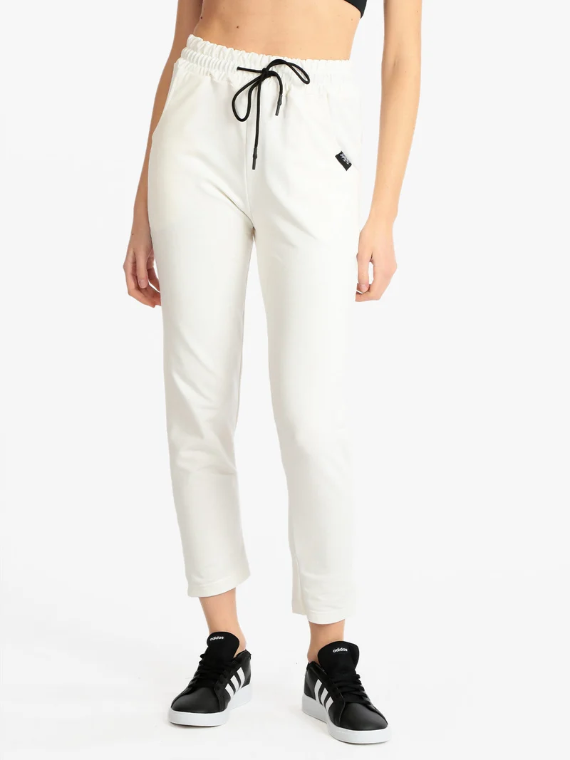 Pantaloni sportivi donna - panna