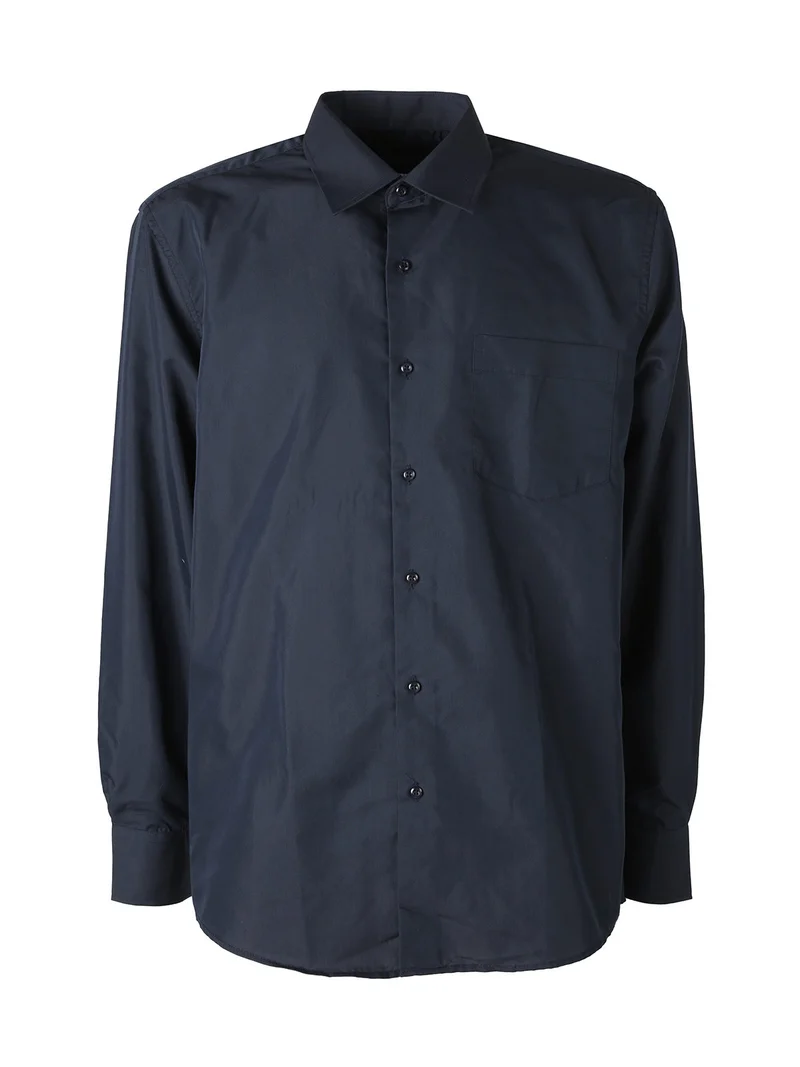 Camicia da uomo a maniche lunghe - blu scuro