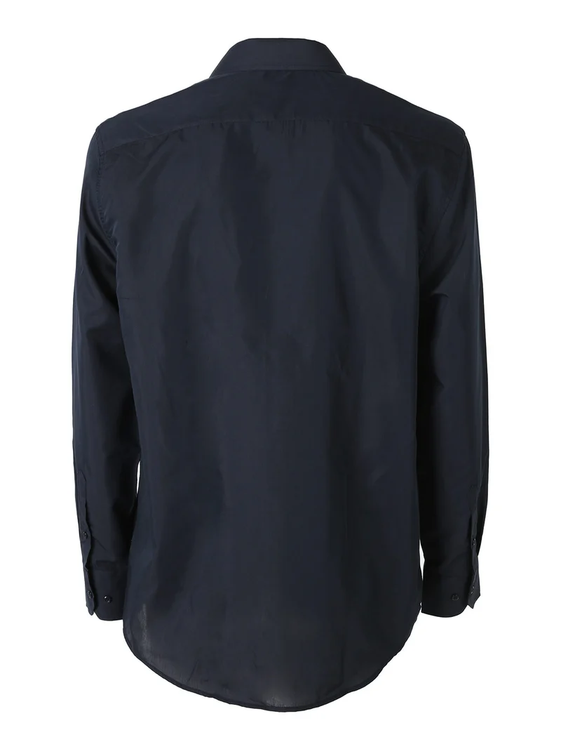 Camicia da uomo a maniche lunghe - blu scuro