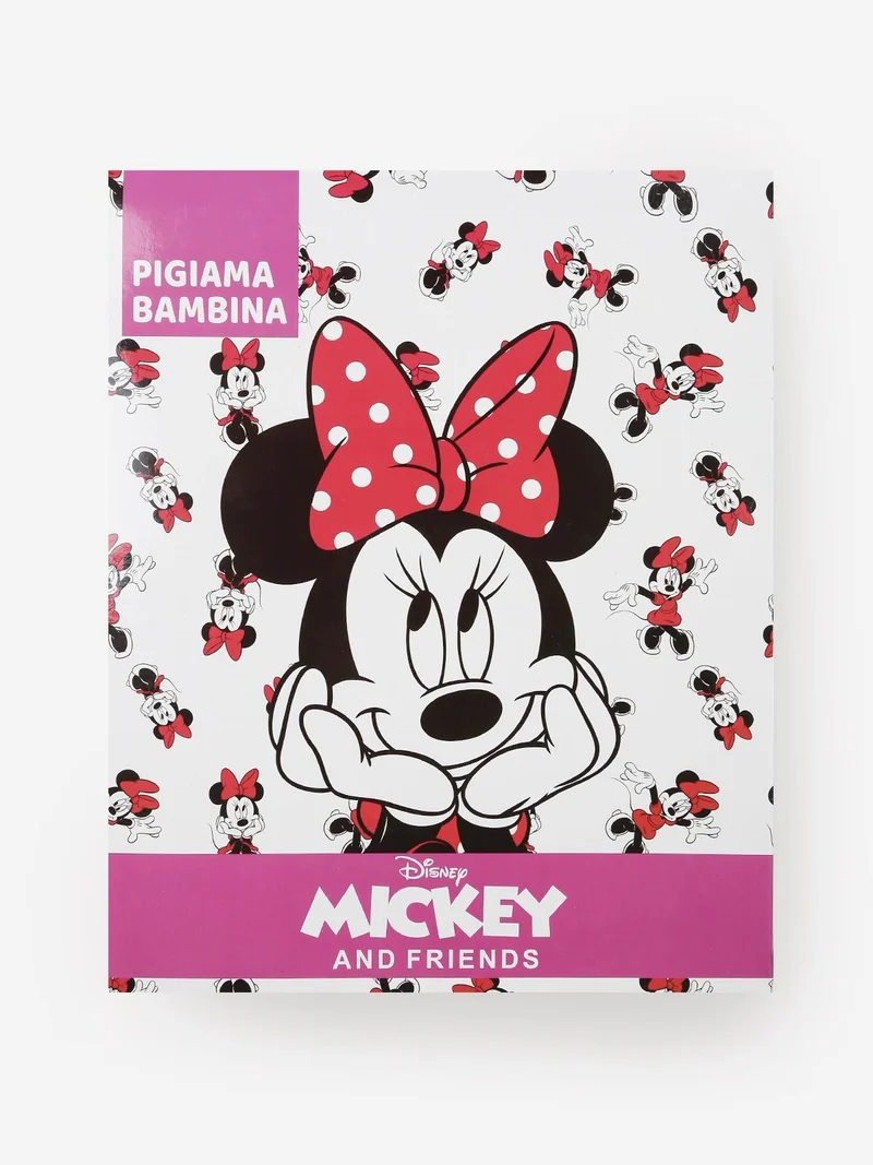 Minnie pigiama da bambina felpato - fucsia