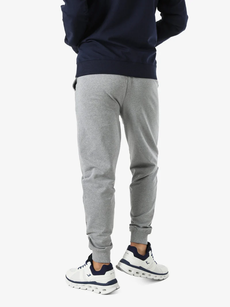 Pantaloni sportivi da uomo con coulisse e polsini - grigio