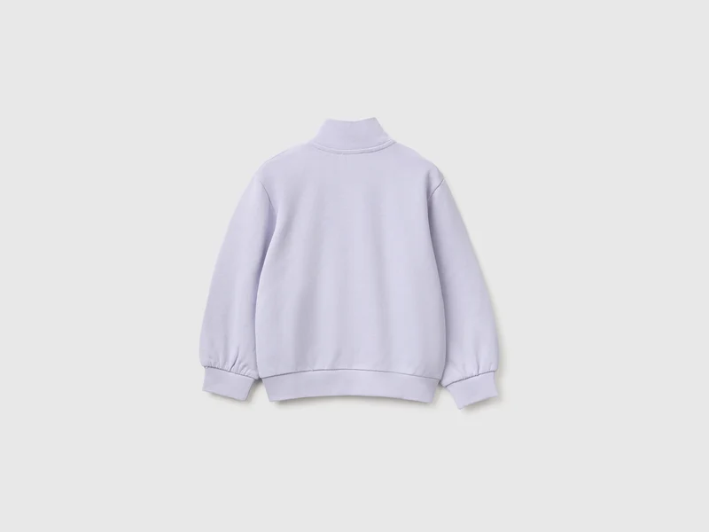 Sweatshirt mit Reißverschluss und Logo
