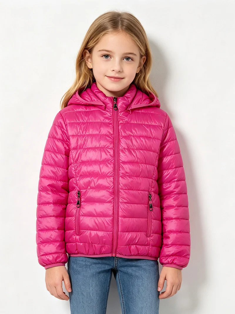 Giubbino da bambini 100 grammi - fucsia