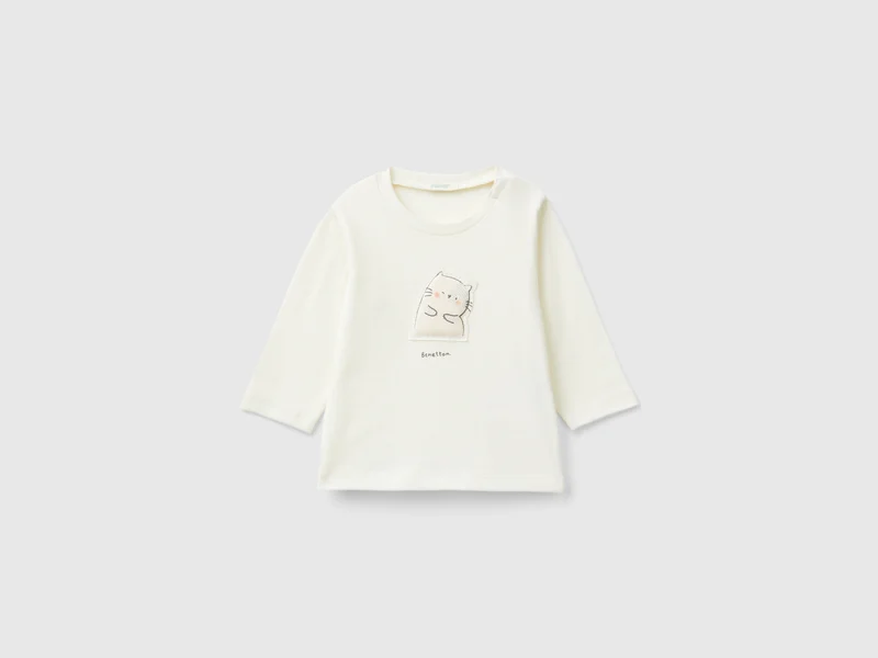 T-Shirt mit Tier-Patch