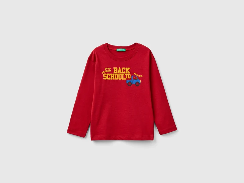 Shirt aus Bio-Baumwolle mit Print
