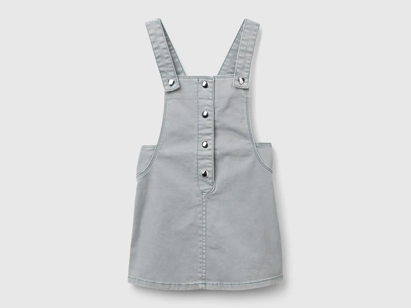 Latzkleid aus Stretch-Baumwolle