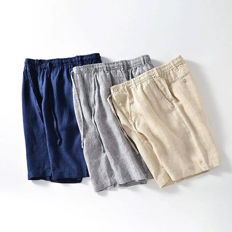 Lorenzo Linen Shorts