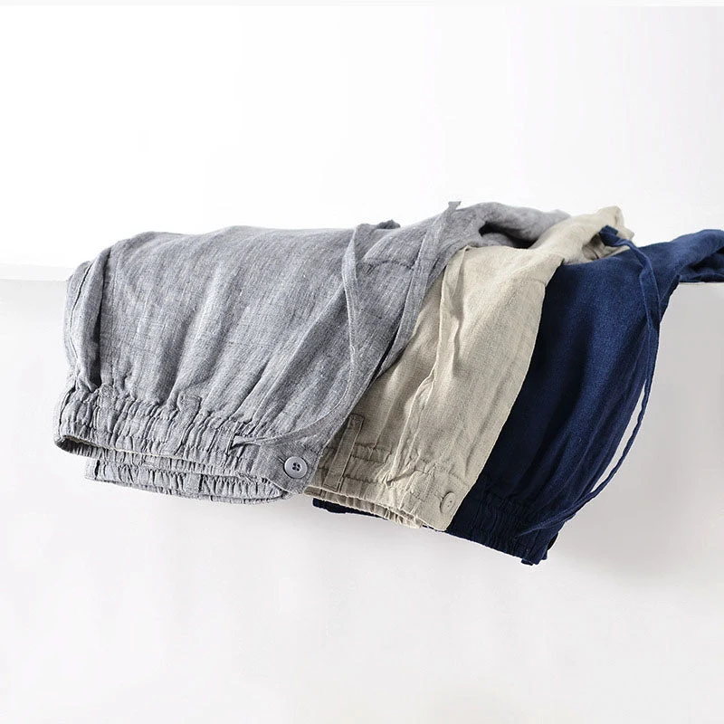 Lorenzo Linen Shorts