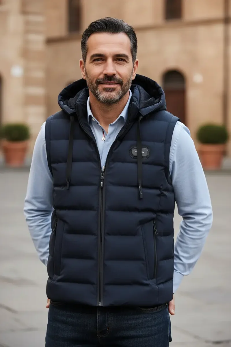 Giovanni Hooded Waistcoat