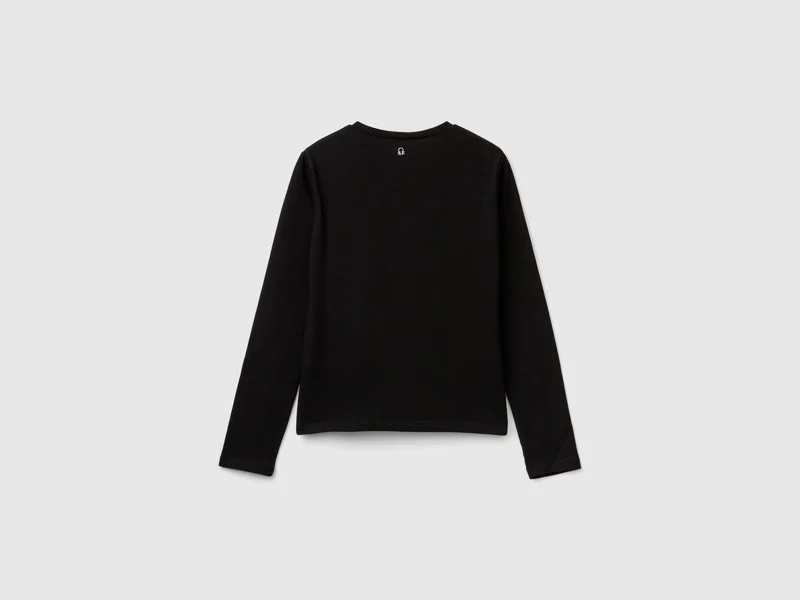 Shirt mit Lurex-Stickerei