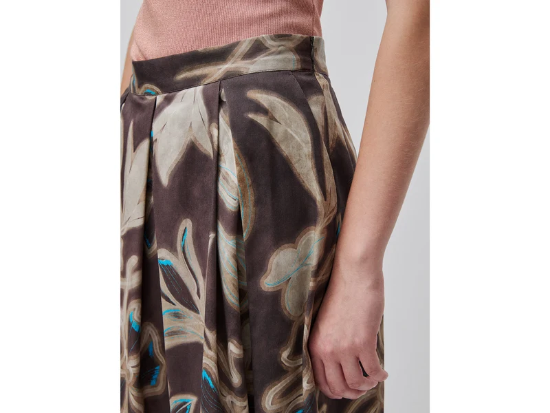 Langer Rock mit Blumenprint