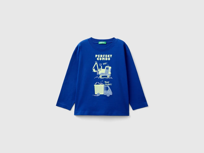 Shirt aus Bio-Baumwolle mit Print
