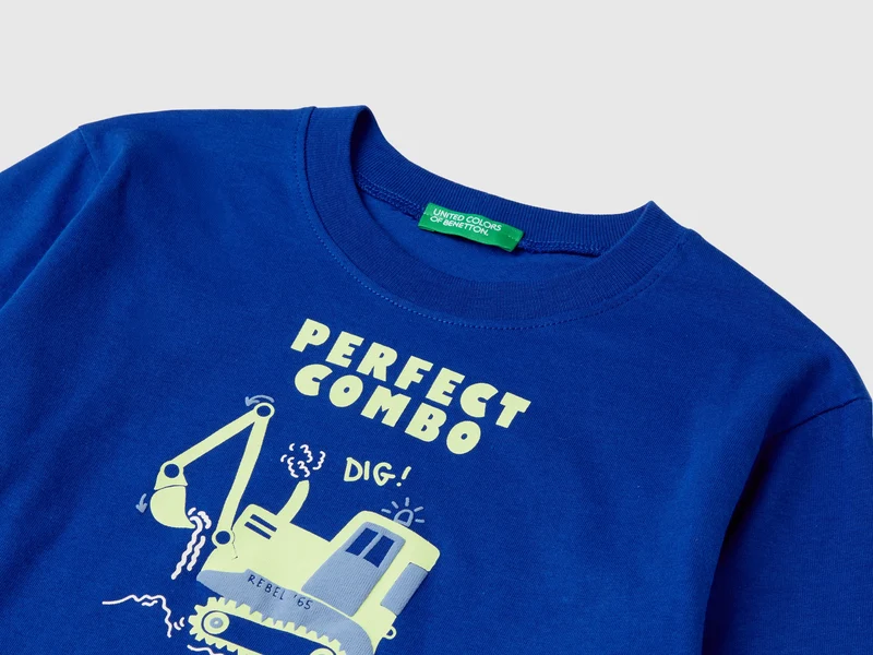Shirt aus Bio-Baumwolle mit Print