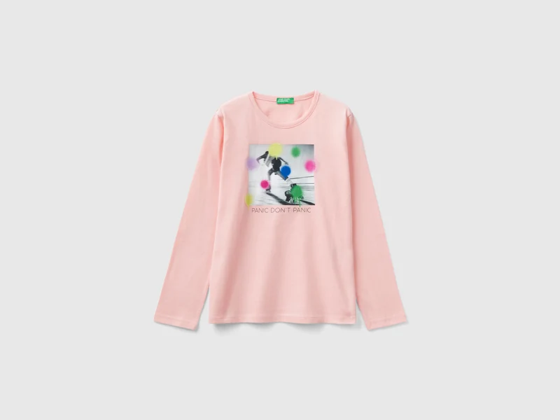 Warmes T-Shirt mit Fotoprint
