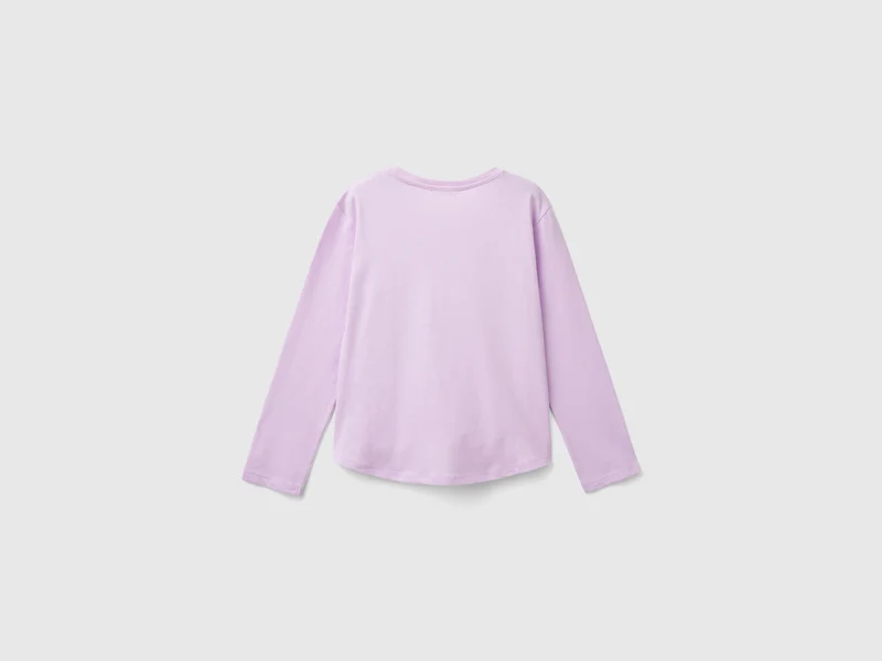 Shirt mit Pailletten, aus Bio-Baumwolle