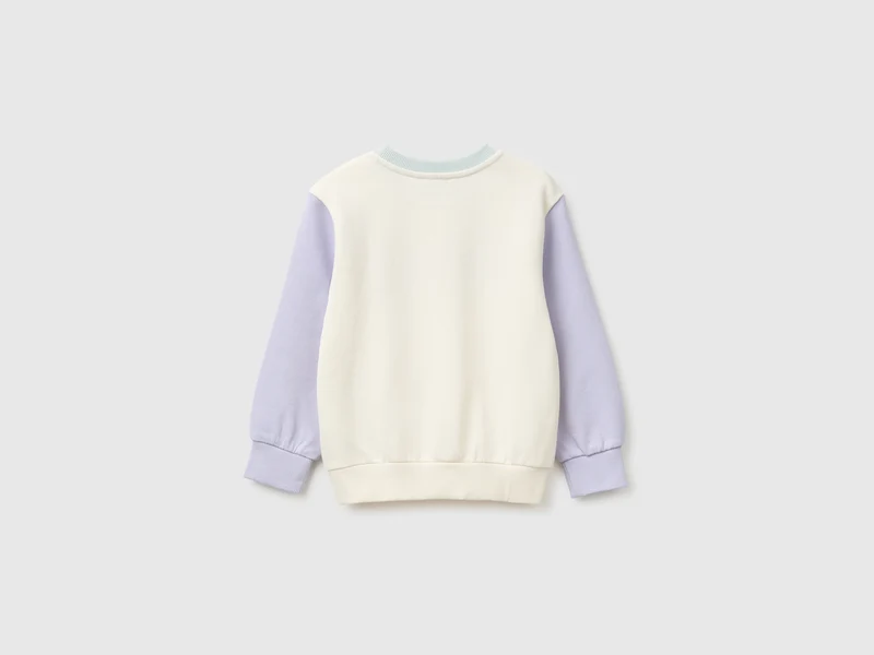 Rundhals-Sweatshirt mit Stickerei