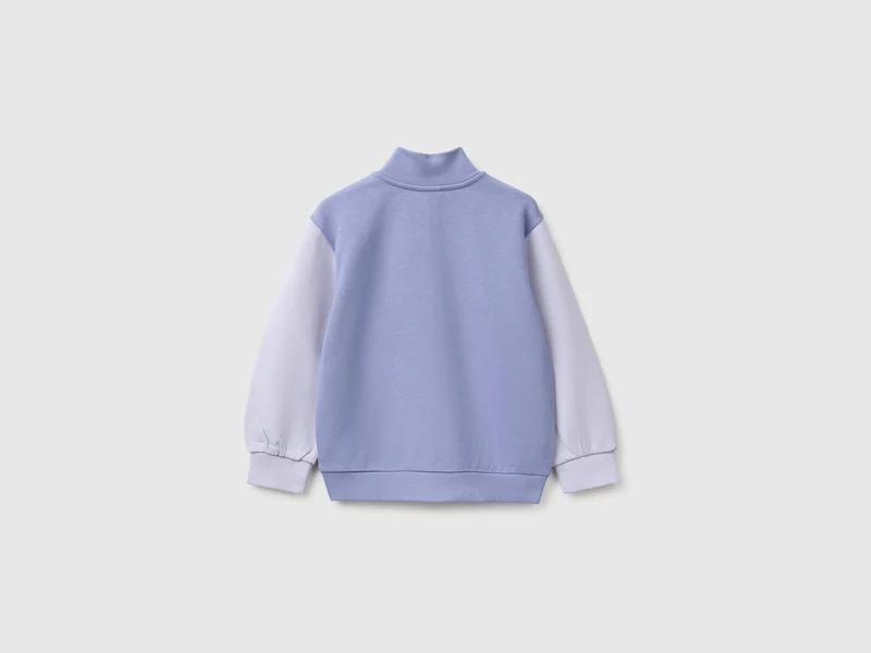 Sweatshirt mit Reißverschluss und Logo