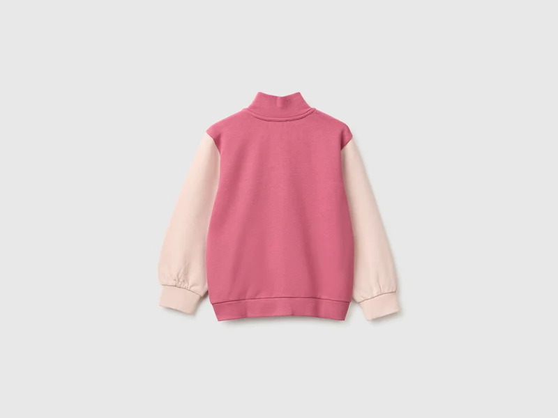 Sweatshirt mit Reißverschluss und Logo