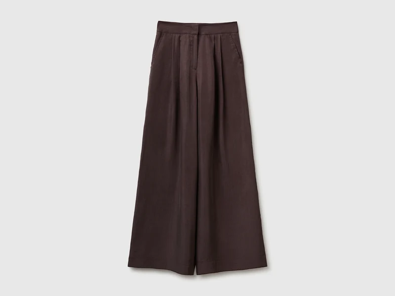 Weite Hose aus 100% Lyocell