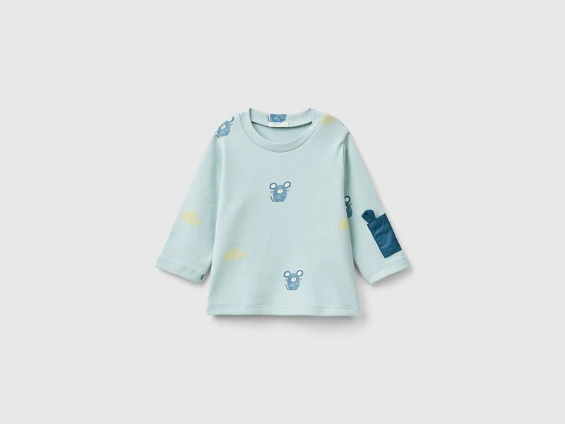 Shirt mit Mäuschendruck