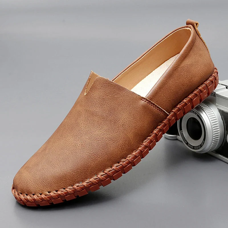 Santorini Leather Loafers