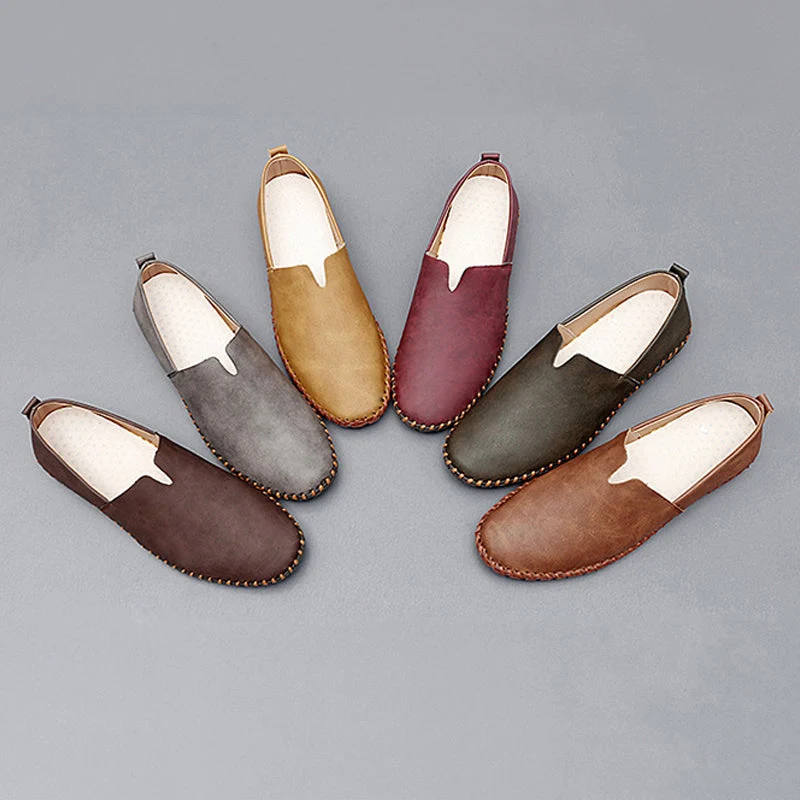 Santorini Leather Loafers